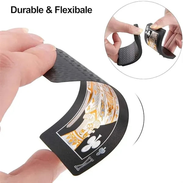 Waterproof Black Playing Cards