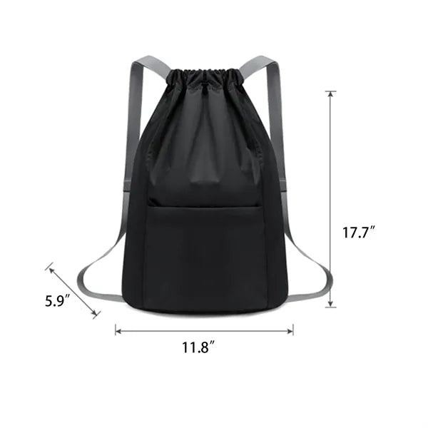 Drawstring Bag Sports Gym String Backpack
