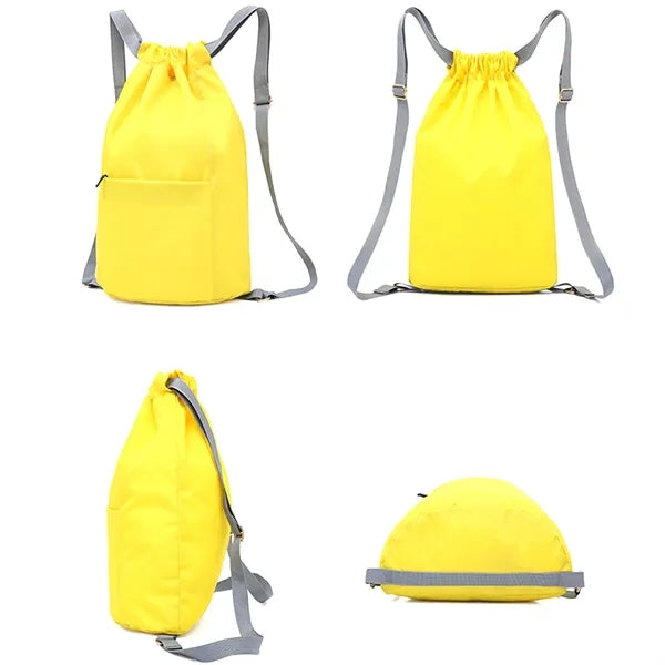 Drawstring Bag Sports Gym String Backpack