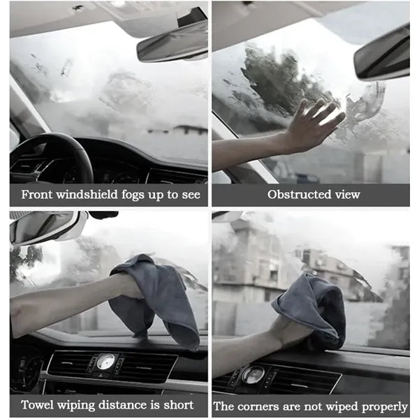 Car Cleaning Window Tool Windshield Cleaner with Microfiber