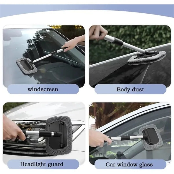 Car Cleaning Window Tool Windshield Cleaner with Microfiber