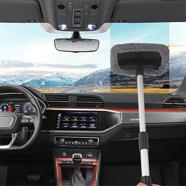 Car Cleaning Window Tool Windshield Cleaner with Microfiber
