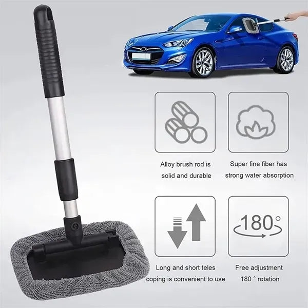 Car Cleaning Window Tool Windshield Cleaner with Microfiber