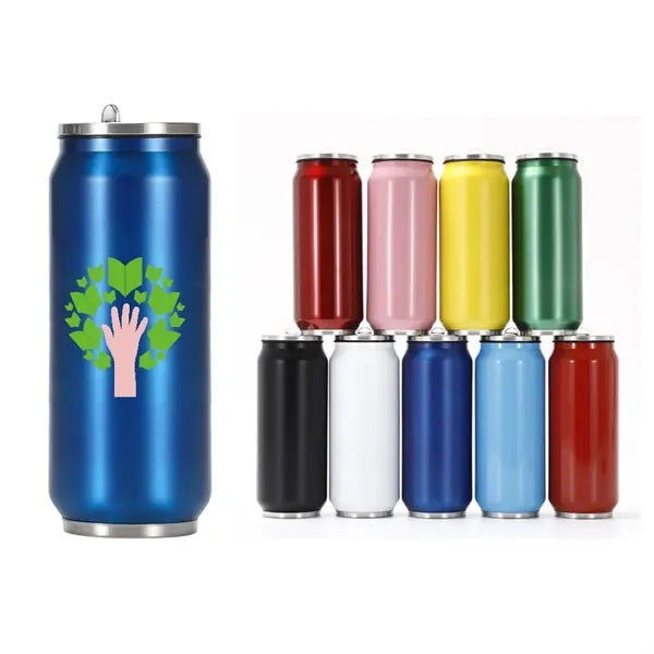 16 oz Stainless Steel Can Shaped Tumbler