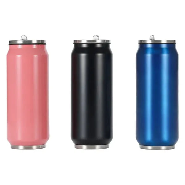16 oz Stainless Steel Can Shaped Tumbler
