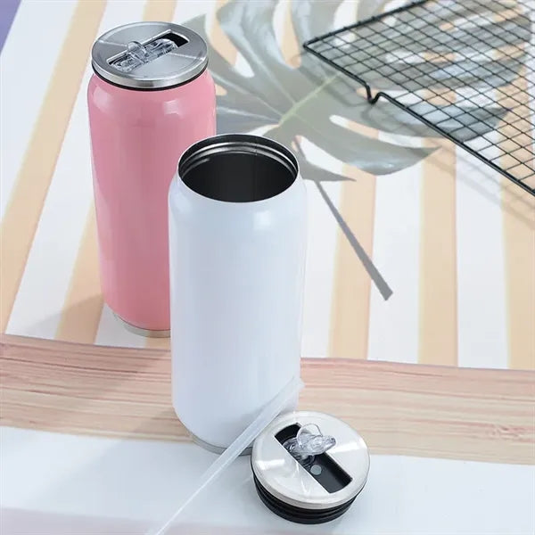 16 oz Stainless Steel Can Shaped Tumbler