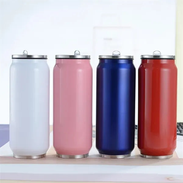 16 oz Stainless Steel Can Shaped Tumbler