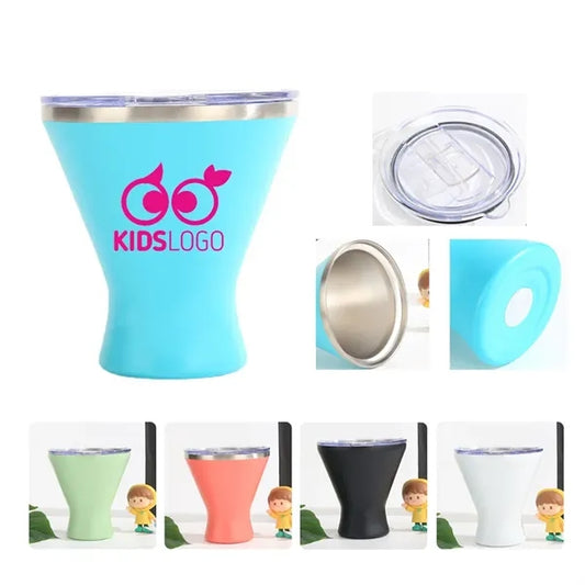 10oz Stainless Steel Martini Tumbler with Lid