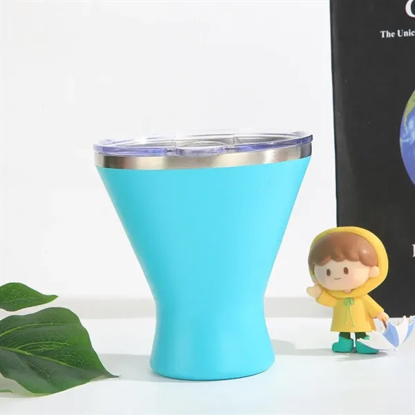 10oz Stainless Steel Martini Tumbler with Lid