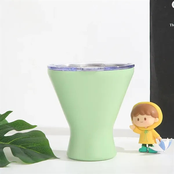 10oz Stainless Steel Martini Tumbler with Lid
