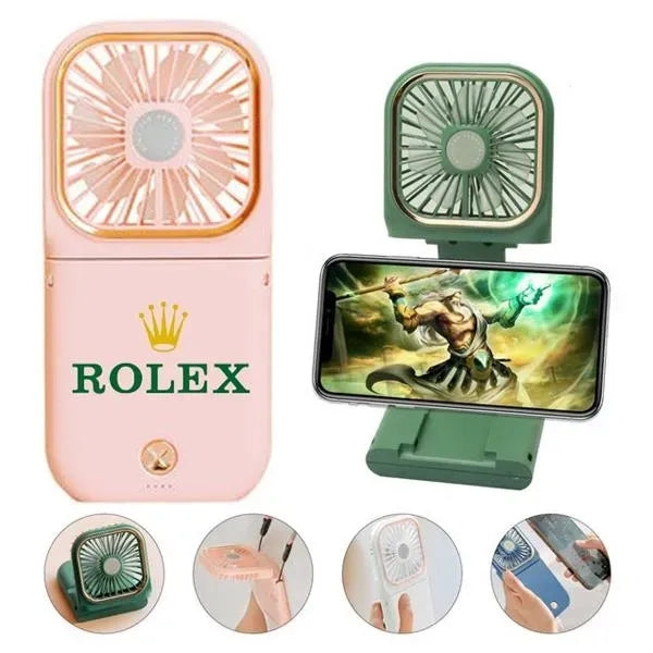 Free Shipping Mini Portable Fan With Power bank