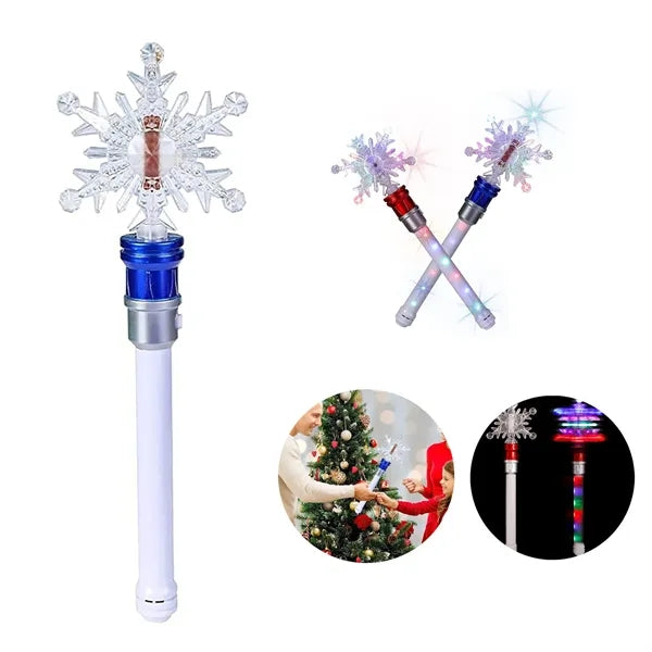 Snowflake Spinning Wands