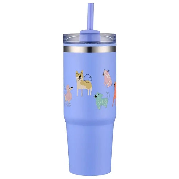 Monza 30 oz Stainless Steel/Polypropylene Tumbler