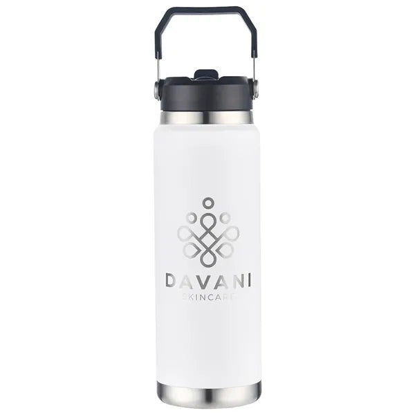 Senago 30 oz Vacuum Insulated Stainless Steel Bottle with Bu