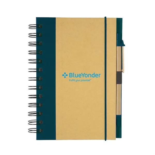 Eco-Inspired Spiral Notebook & Pen