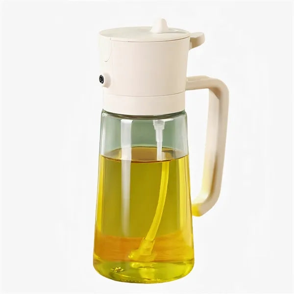 16oz 2 In 1 Oil Dispenser Bottle For Kitchen Frying BBQ