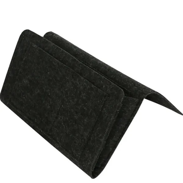 Portable Hanging Felt Headboard Storage Bag With Pocket