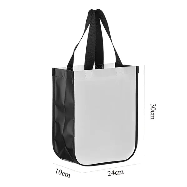 Matte Laminated Designer Tote Bags with Curved Corners