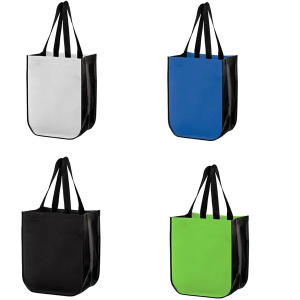 Matte Laminated Designer Tote Bags with Curved Corners
