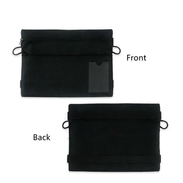 Double Layer Pen Case with Elastic Straps