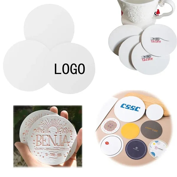 Eco-friendly Recyclable Customizable Paper Coasters