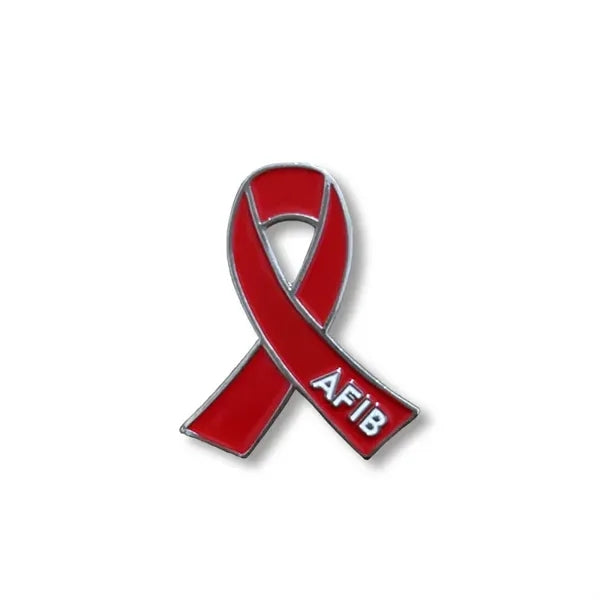 Metal Awareness Ribbon Lapel Pin