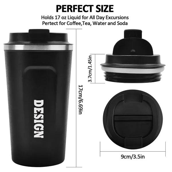 17 OZ Stainless Vacuum Insulated Tumbler Coffee Travel Mug