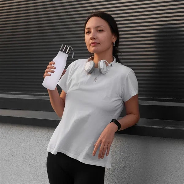 20 Oz Plastic Outdoor Sport Water Bottle W/ Carry Handle