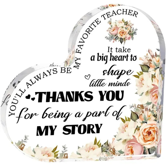 Teacher Appreciation Acrylic Gifts