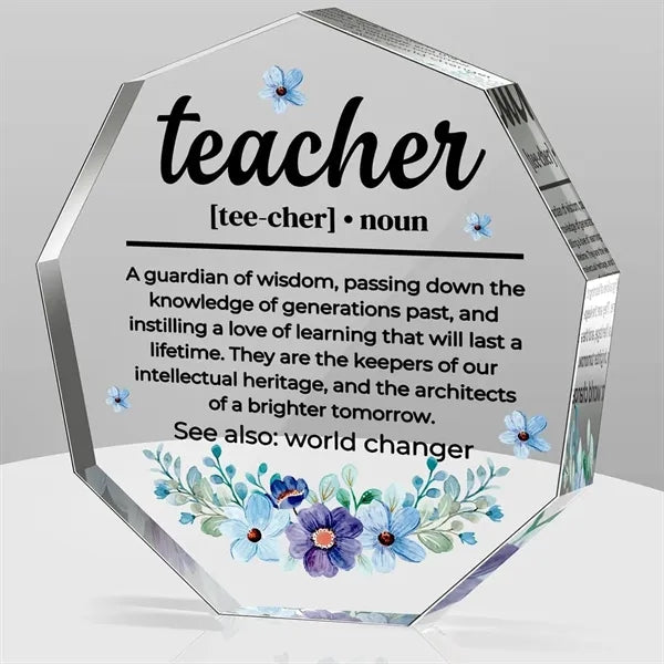 Teacher Appreciation Acrylic Gifts