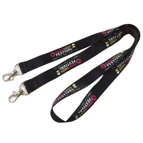 Double Hook Lanyards With Safety Breakaway Buckle Clip