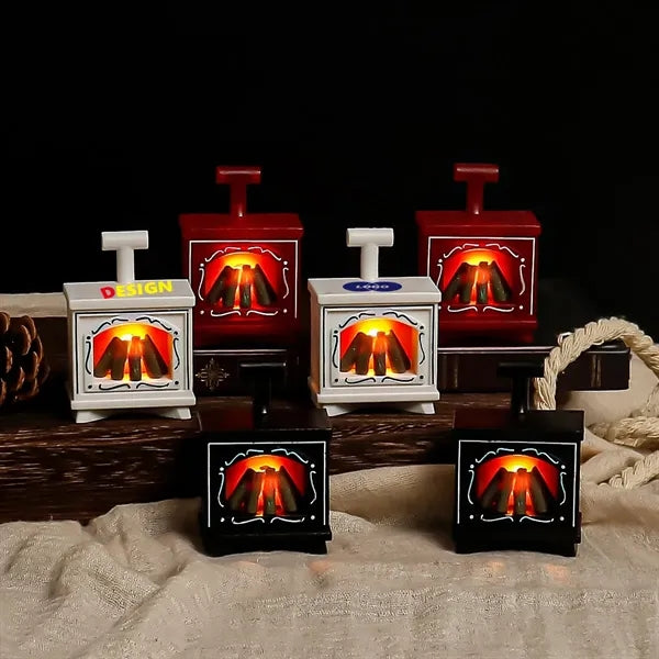 Mini LED Luminous Small Fireplace