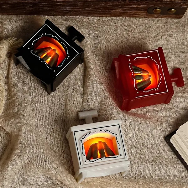 Mini LED Luminous Small Fireplace