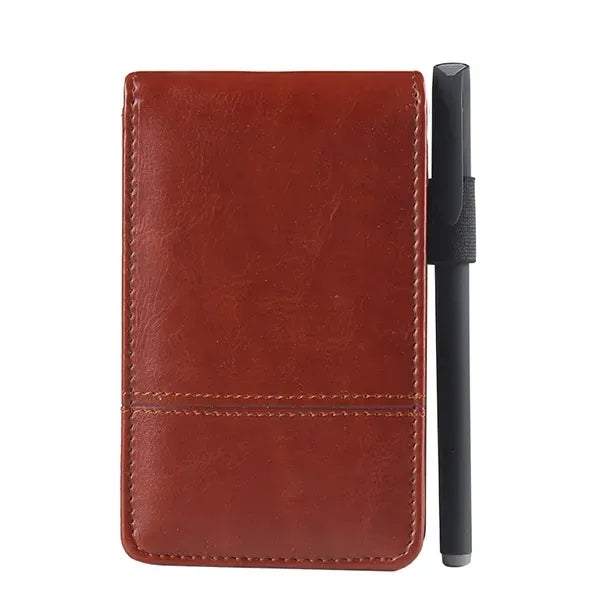 A7 Journal Pocket Notebook with Calculator and Pen Holder