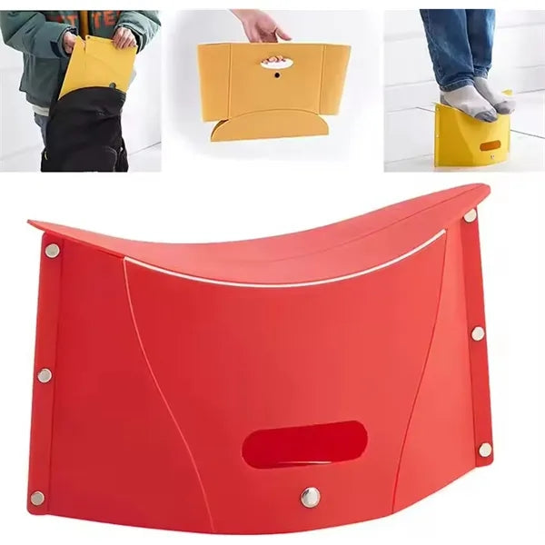 Small Plastic Folding Stool with Storage Bag