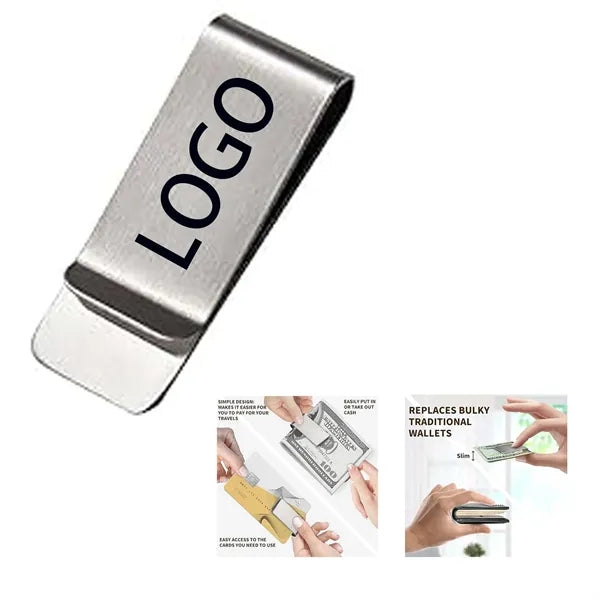 Stainless Steel Tie Clip/Wallet Clip
