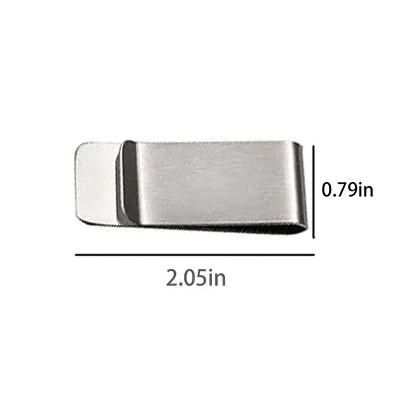 Stainless Steel Tie Clip/Wallet Clip