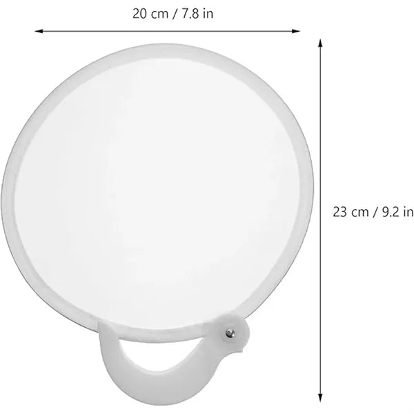 Hand-Held Folding Round Fan