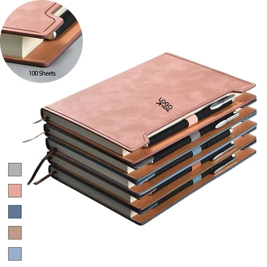 Office Stationery Notebook With A Pen