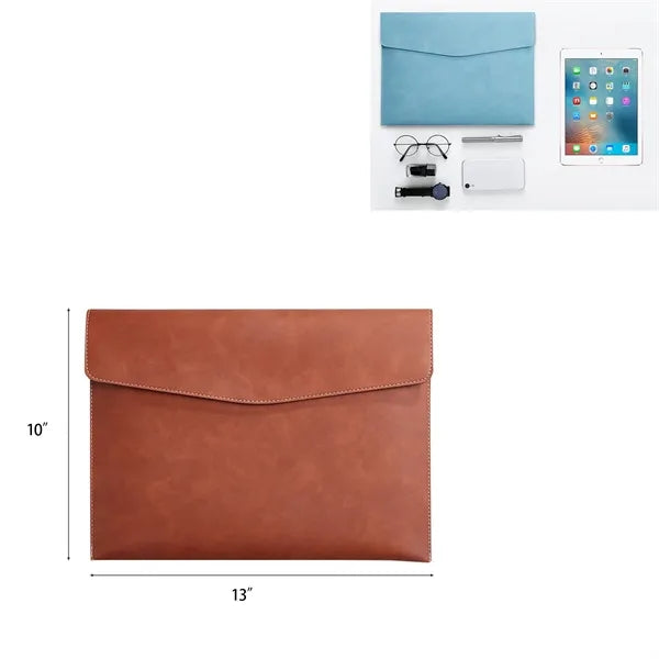 Pu Leather A4 Magnetic File Folder