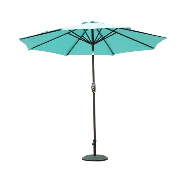 Outdoor Patio Umbrella with Push Button Tilt and Crank