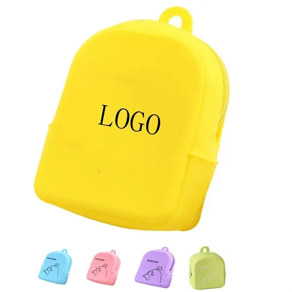 Silicone Backpack Coin Purse