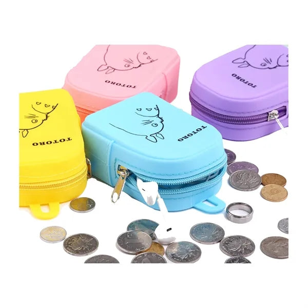 Silicone Backpack Coin Purse