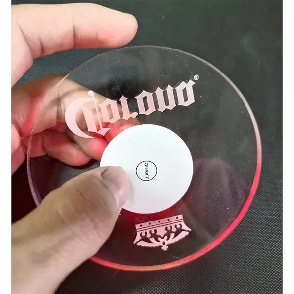 Colorful LED Cocktail Coaster