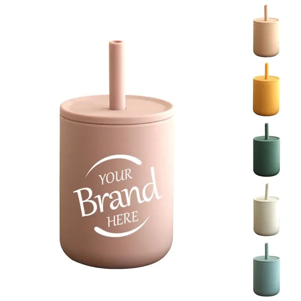 Silicone Baby Practice Drinking Cup