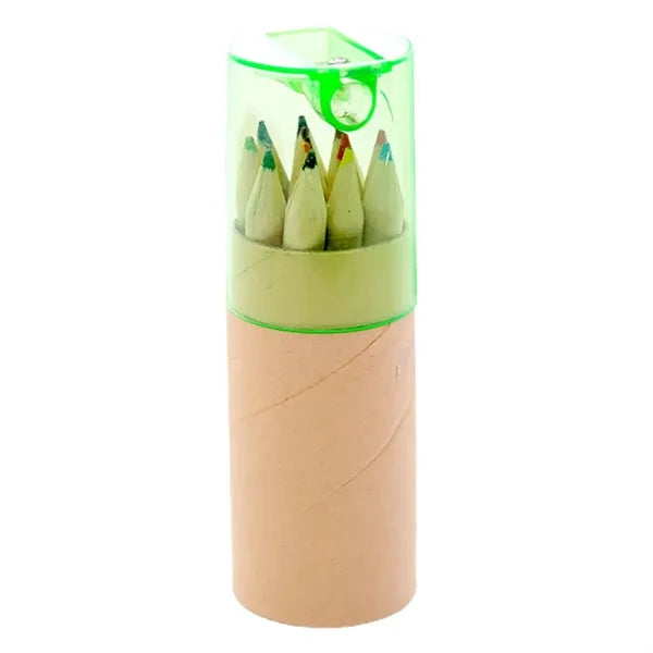 Colored Pencil With Sharpener Set