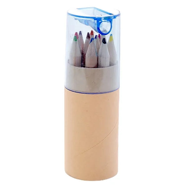 Colored Pencil With Sharpener Set
