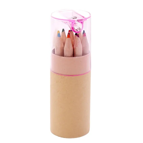 Colored Pencil With Sharpener Set