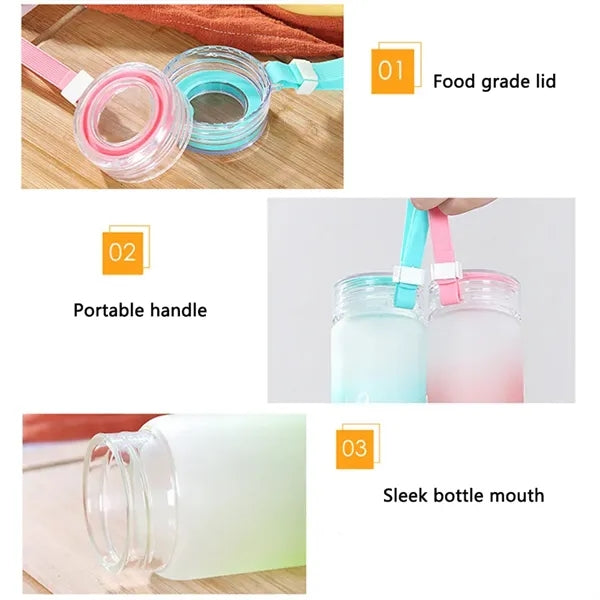 14 oz/400ml Fashion Gradient Glass Bottle