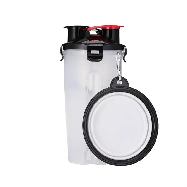 Outdoor Pet Food Water Cup Set With Bowl